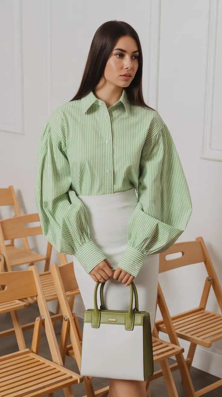 classy spring capsule wardrobe 2026 Fresh Stripes and Sculpted Structure