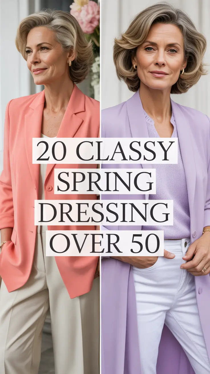 Classy Spring Dressing Over 50 2026: Chic, Fresh & Ageless Style Ideas for the Season