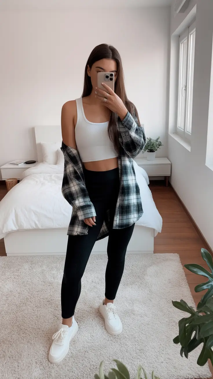 classy spring going out outfits 2026 Soft Grunge Layers for Cozy Spring Afternoons