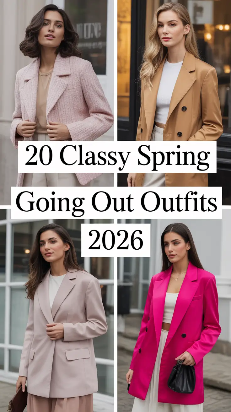 Classy Spring Going Out Outfits 2026: Fresh Inspo for Chic Early-Season Looks