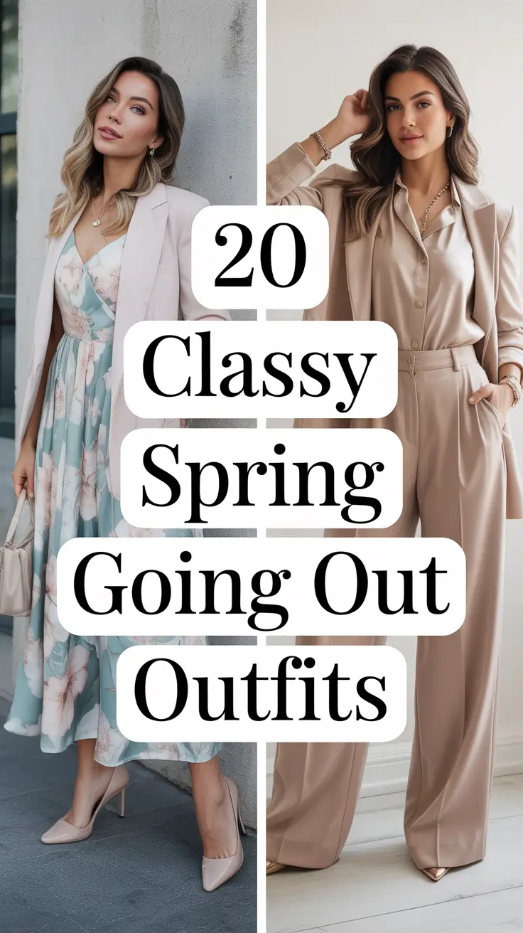 Classy Spring Going Out Outfits 2026: Fresh Inspo for Chic Early-Season Looks