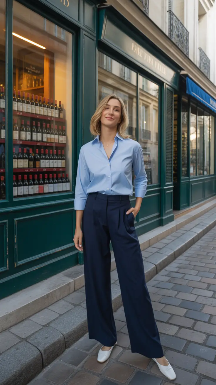 spring office outfits women Classic Blue for a Fresh Spring Start