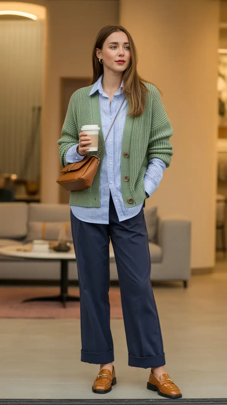 spring office outfits women Relaxed Spring Layers With Quiet Charm