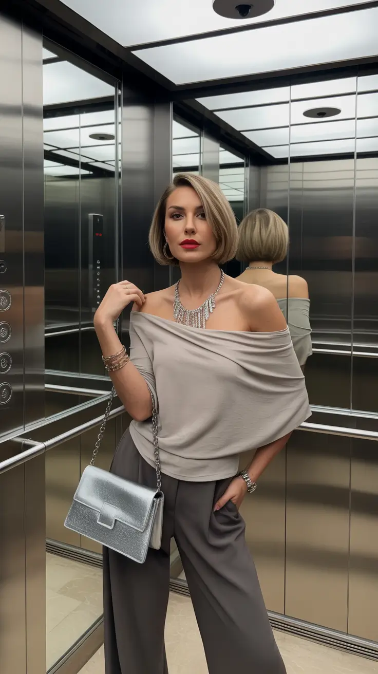 spring outfits 2026 for women over 30 Soft Glamour for Spring Evenings