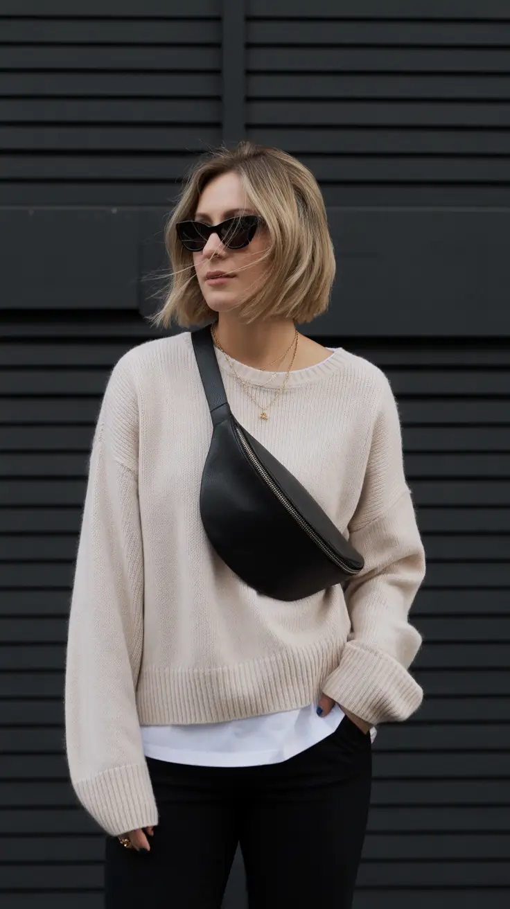 spring outfits 2026 for women over 30 Minimalist Layers with Sleek Urban Ease