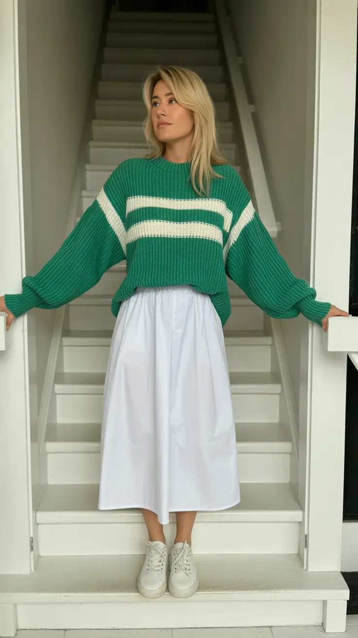 spring-outfits-women-over-40-2026 - Sporty Fresh Layers