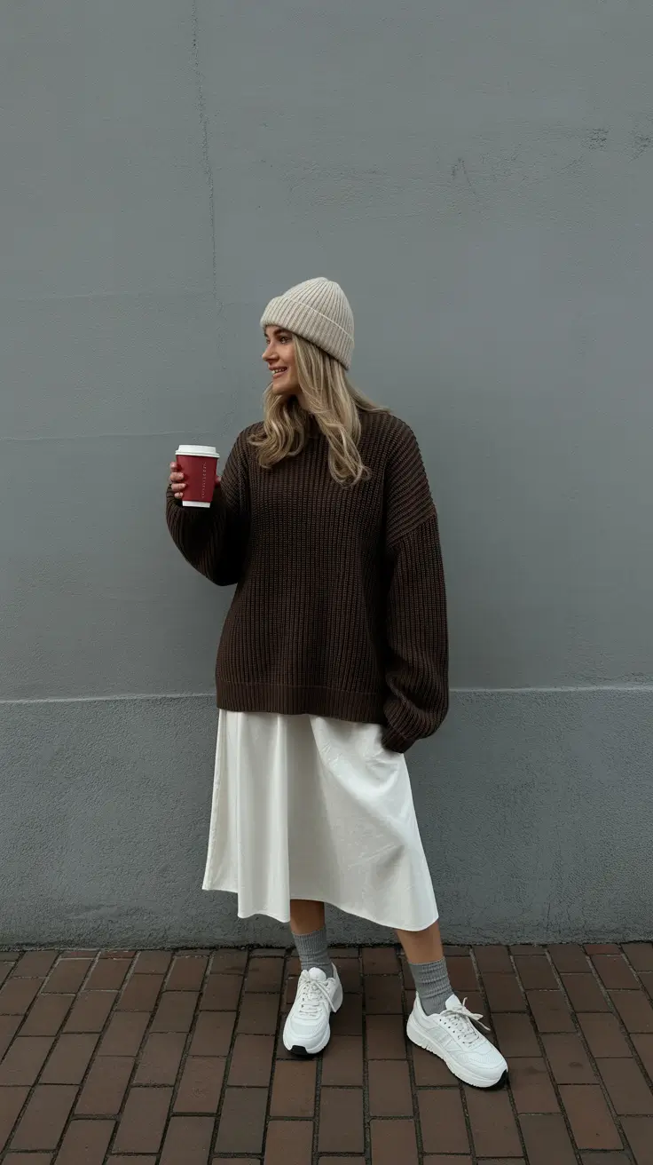 spring-outfits-women-over-40-2026 - Cozy Neutral Layers