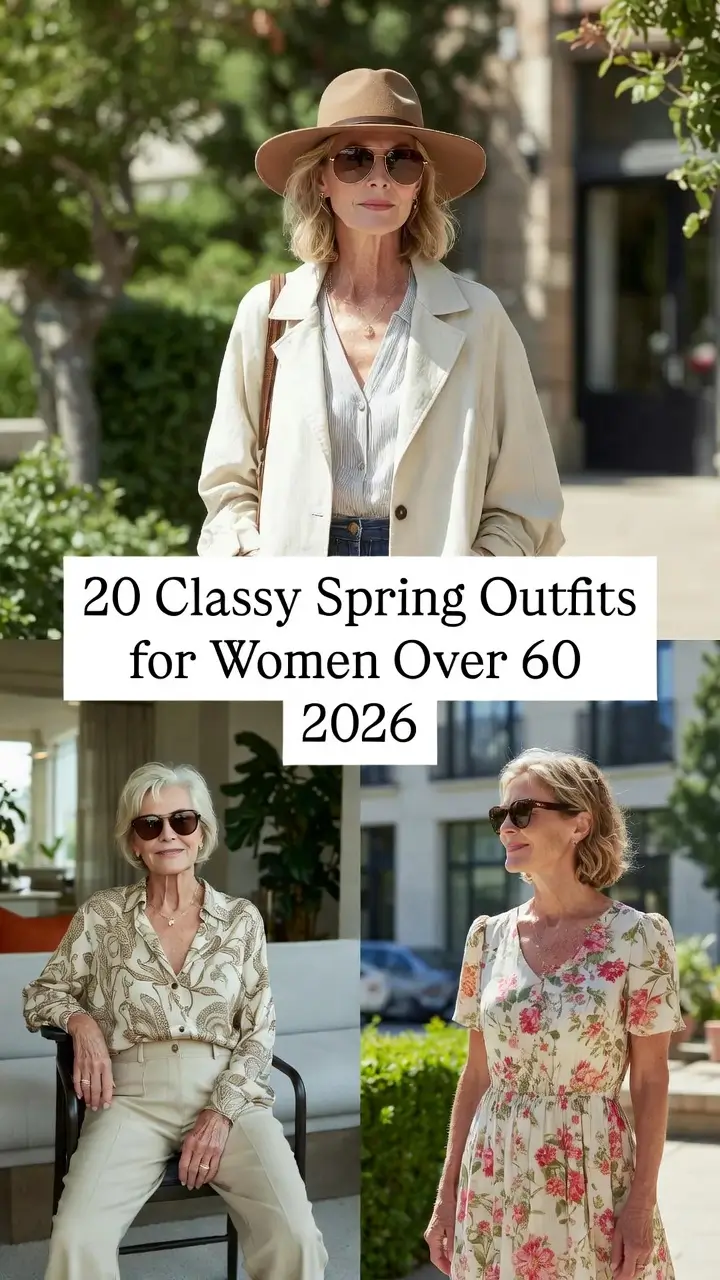 Classy Spring Outfits for Women Over 60 2026: Elegant Everyday Looks for the New Season