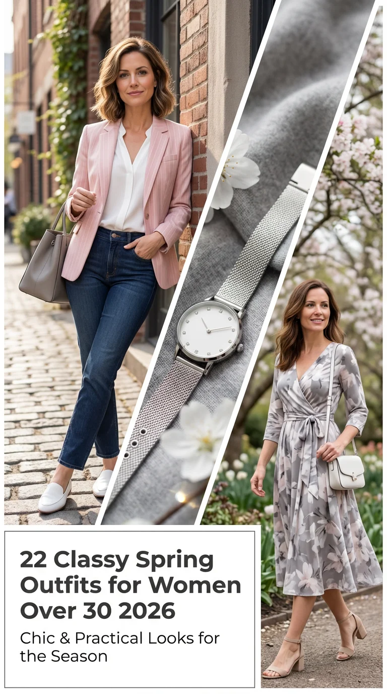 Classy Spring Outfits for Women Over 30 2026: Fresh, Chic & Effortless Looks for the New Season