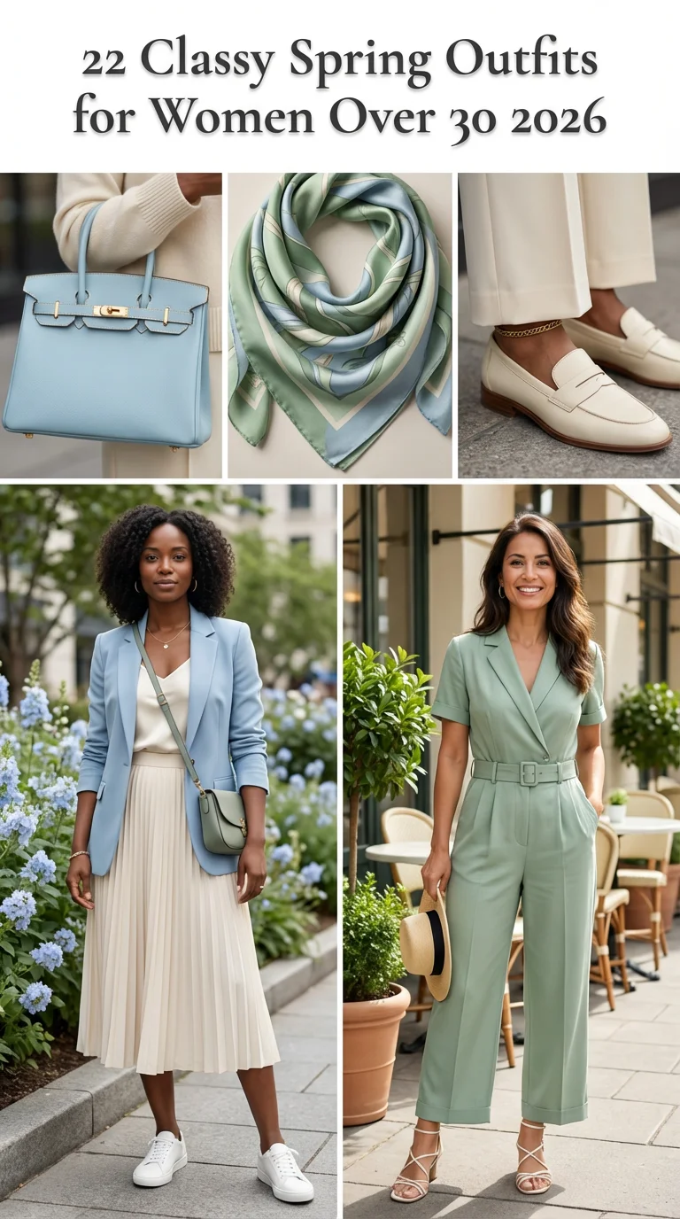 Classy Spring Outfits for Women Over 30 2026: Fresh, Chic & Effortless Looks for the New Season