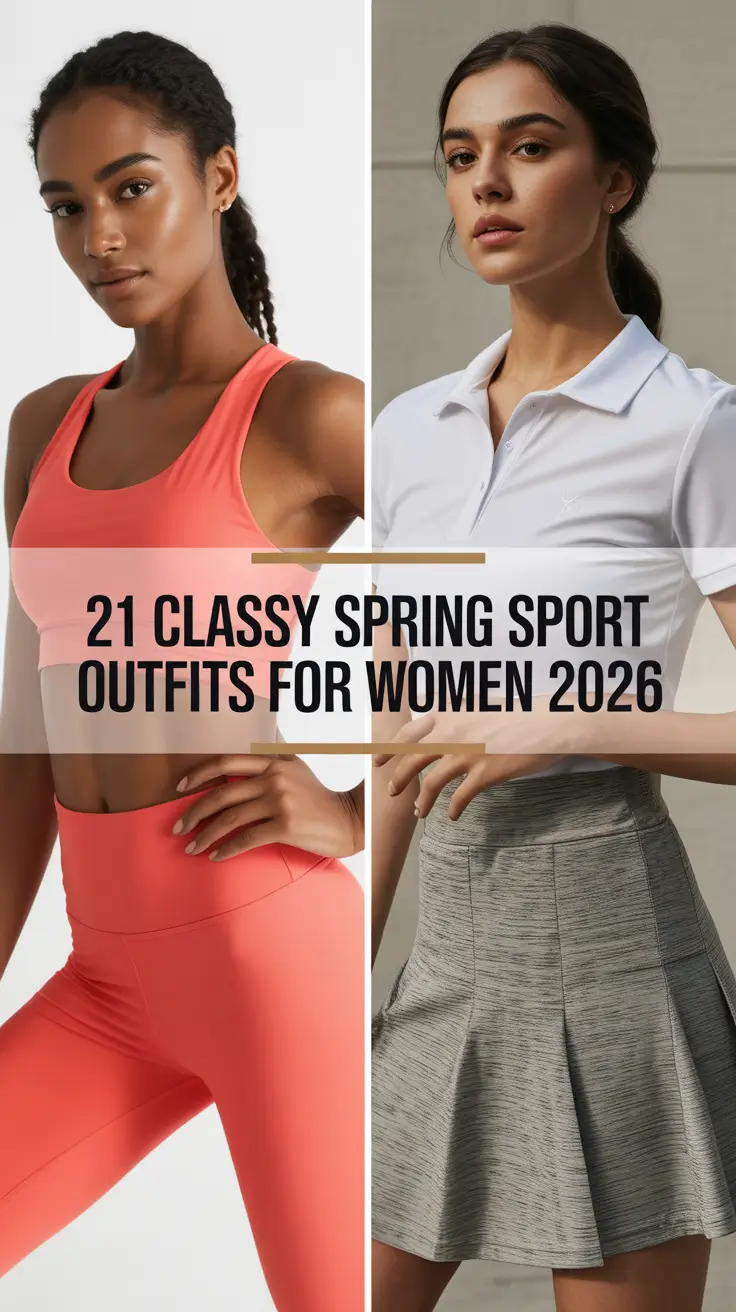 Classy Spring Sport Outfits for Women 2026: Fresh, Chic & Athletic Looks for the New Season