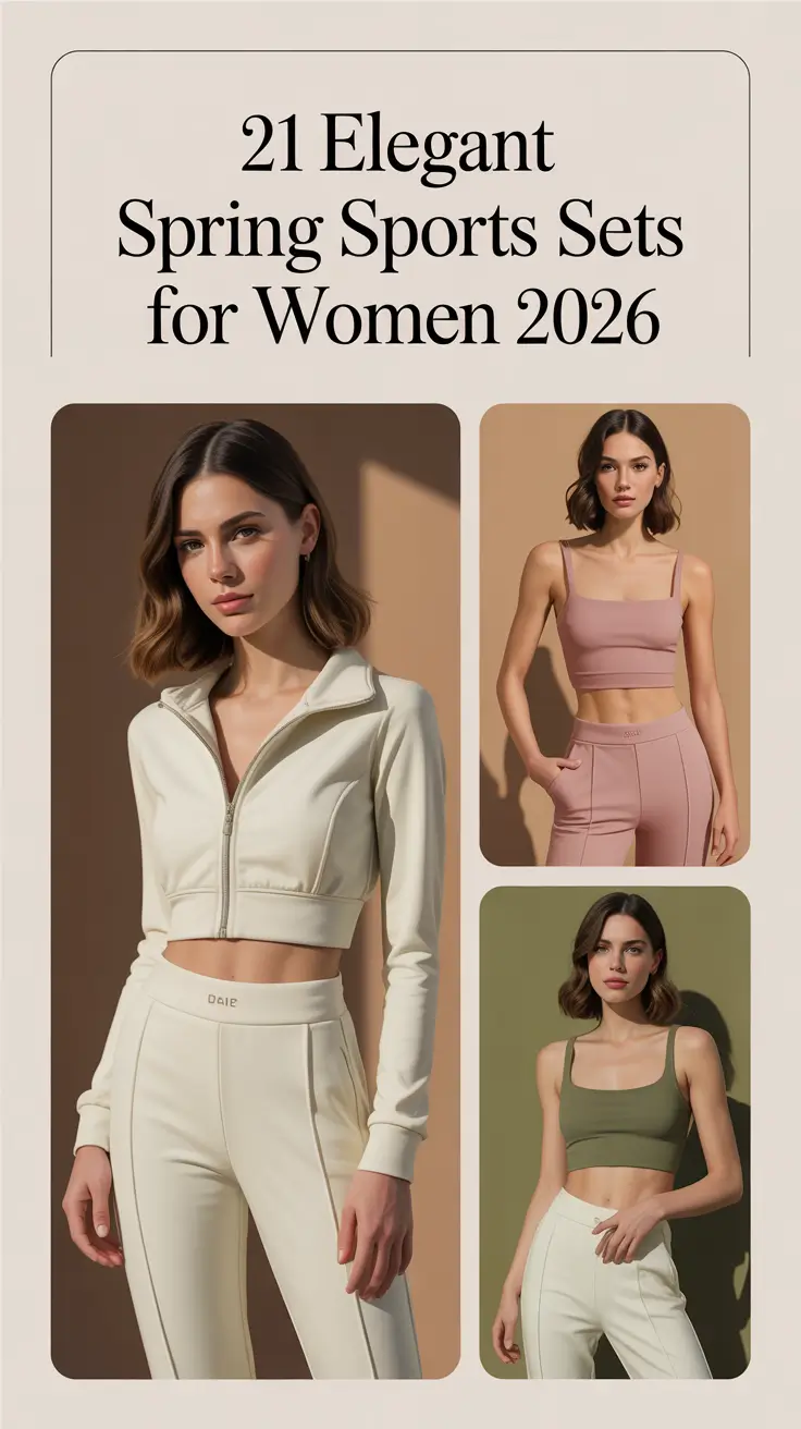 Classy Spring Sport Outfits for Women 2026: Fresh, Chic & Athletic Looks for the New Season