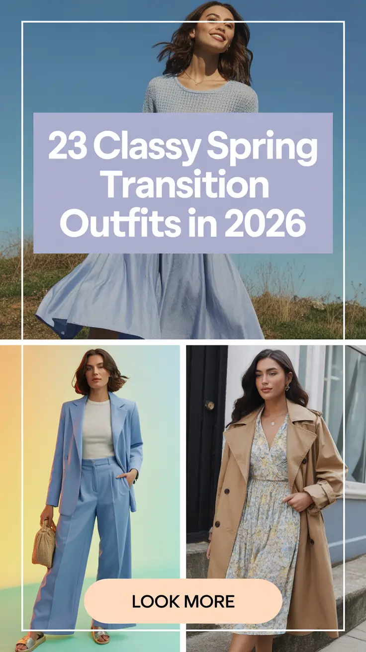 Classy Spring Transition Outfits in 2026: Easy & Cute Early-Spring Style Ideas