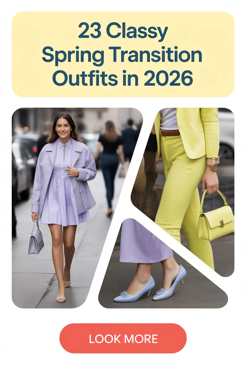 Classy Spring Transition Outfits in 2026: Easy & Cute Early-Spring Style Ideas
