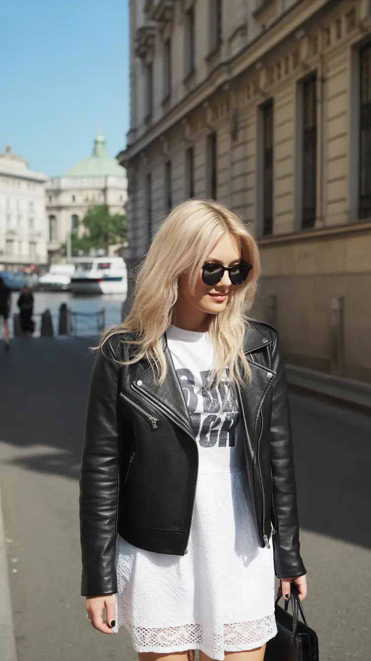 spring travel outfits 2026 Modern Black-and-White for European City Breaks