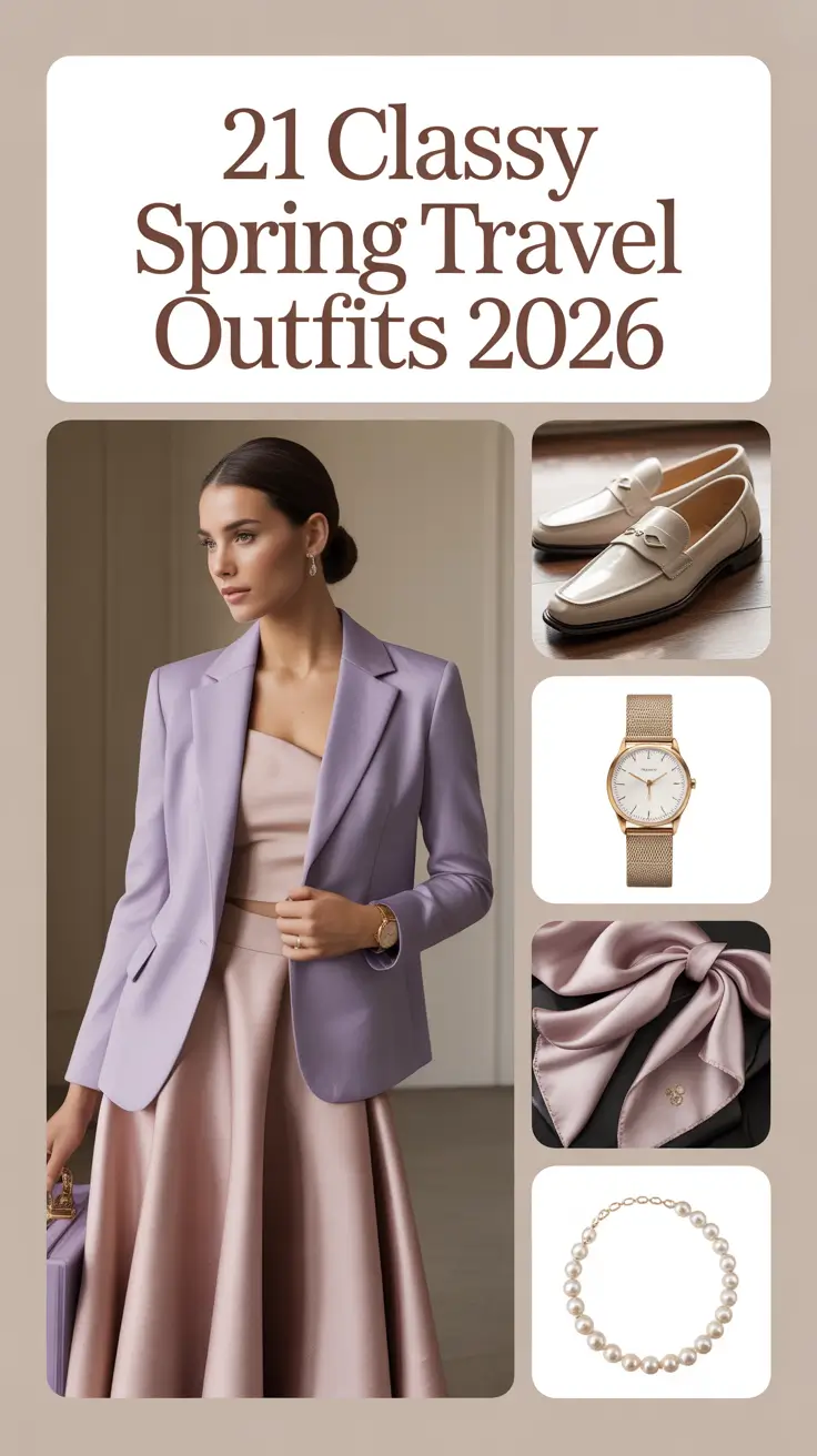 Classy Spring Travel Outfits 2026: Chic & Comfy Ideas for European Getaways