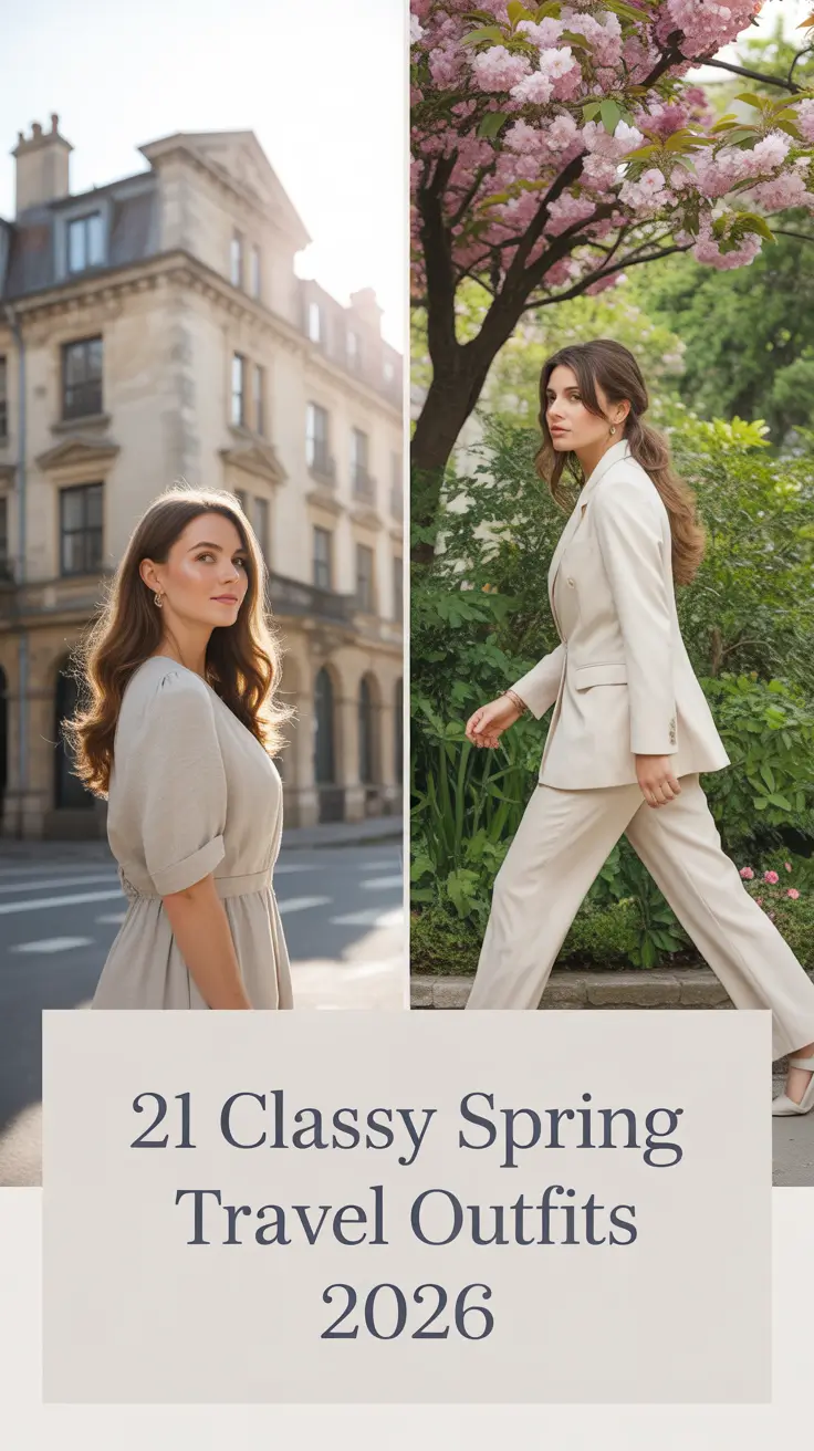 Classy Spring Travel Outfits 2026: Chic & Comfy Ideas for European Getaways