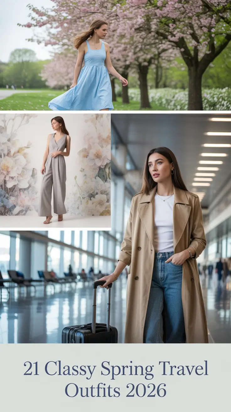Classy Spring Travel Outfits 2026: Chic & Comfy Ideas for European Getaways