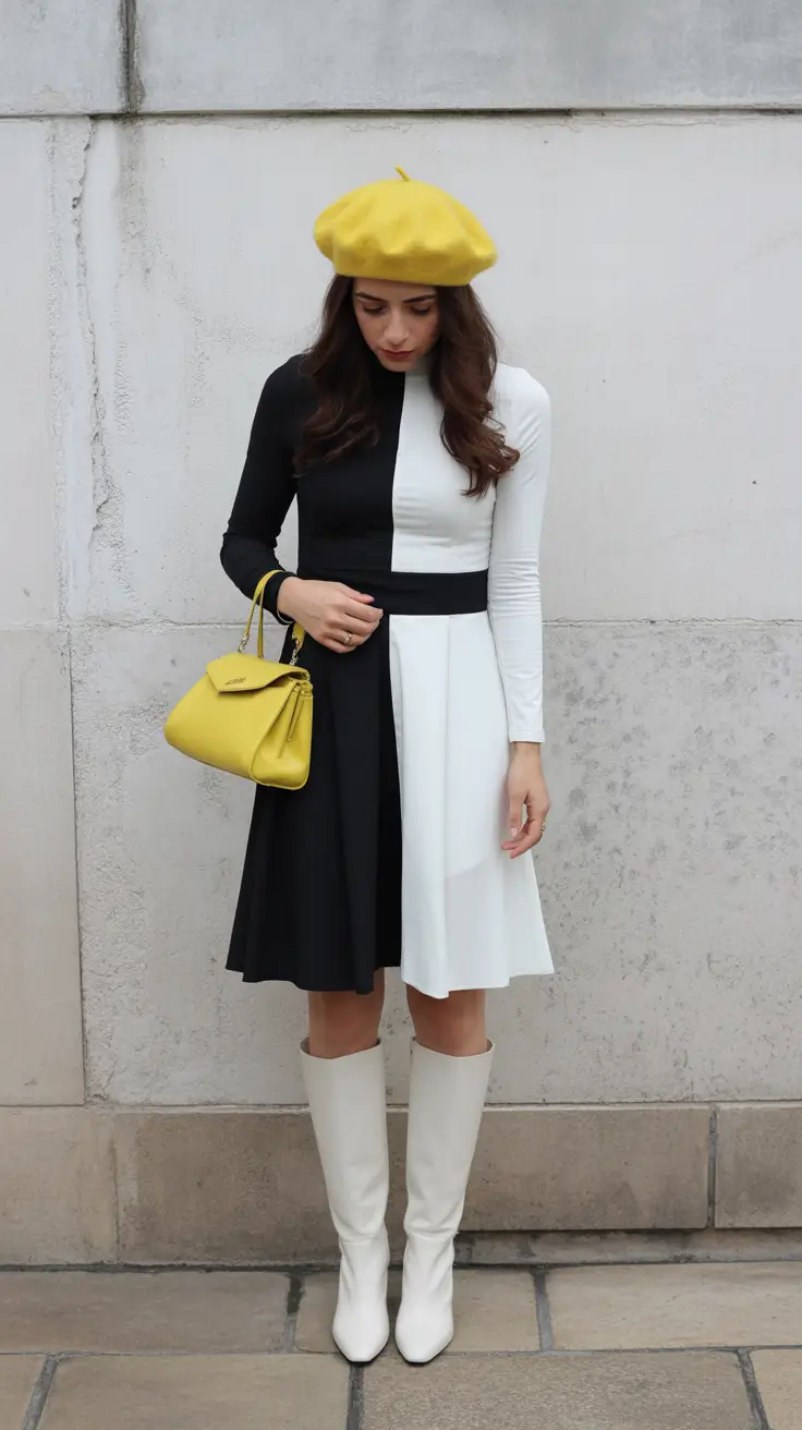 spring wardrobe 2026 Modern Contrast with Parisian Spring Flair