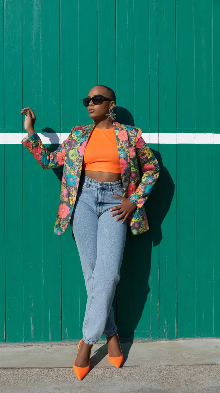 spring wardrobe 2026 Bold Florals with High-Impact Color Play