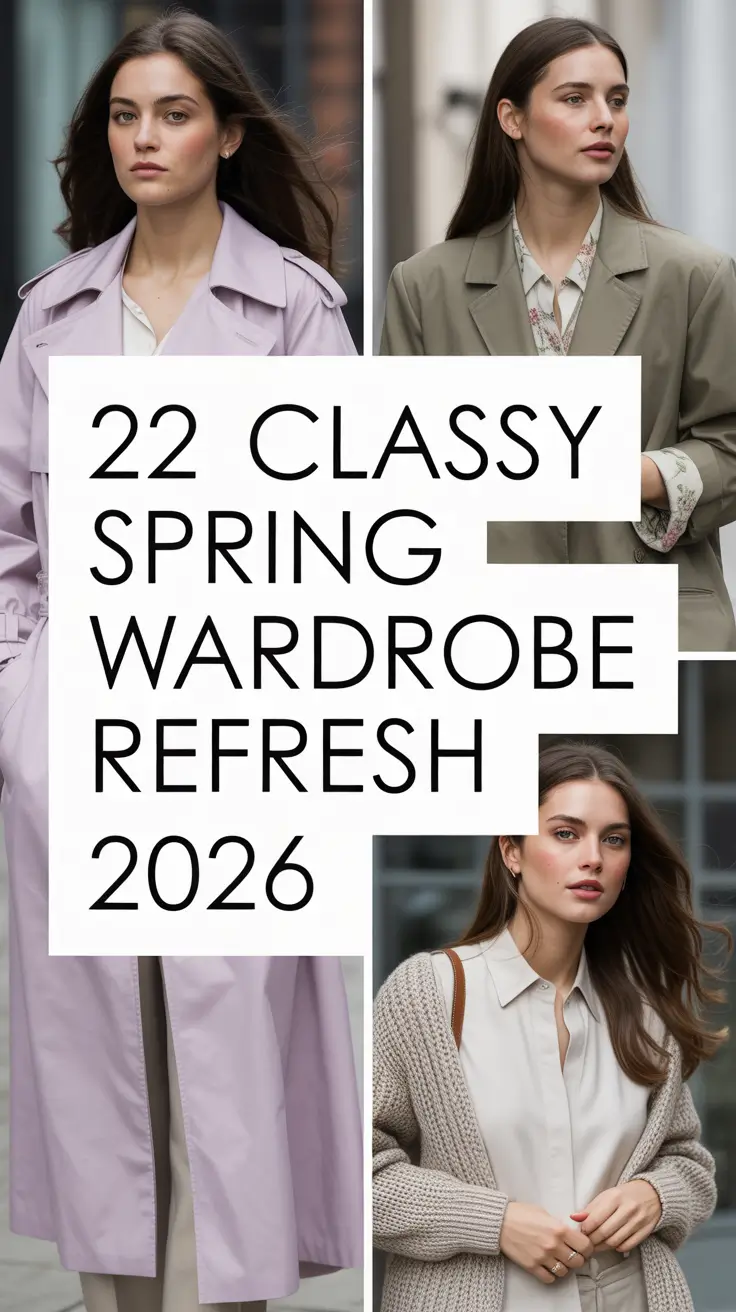 Classy Spring Wardrobe Refresh 2026: Aesthetic Capsule Ideas for Women
