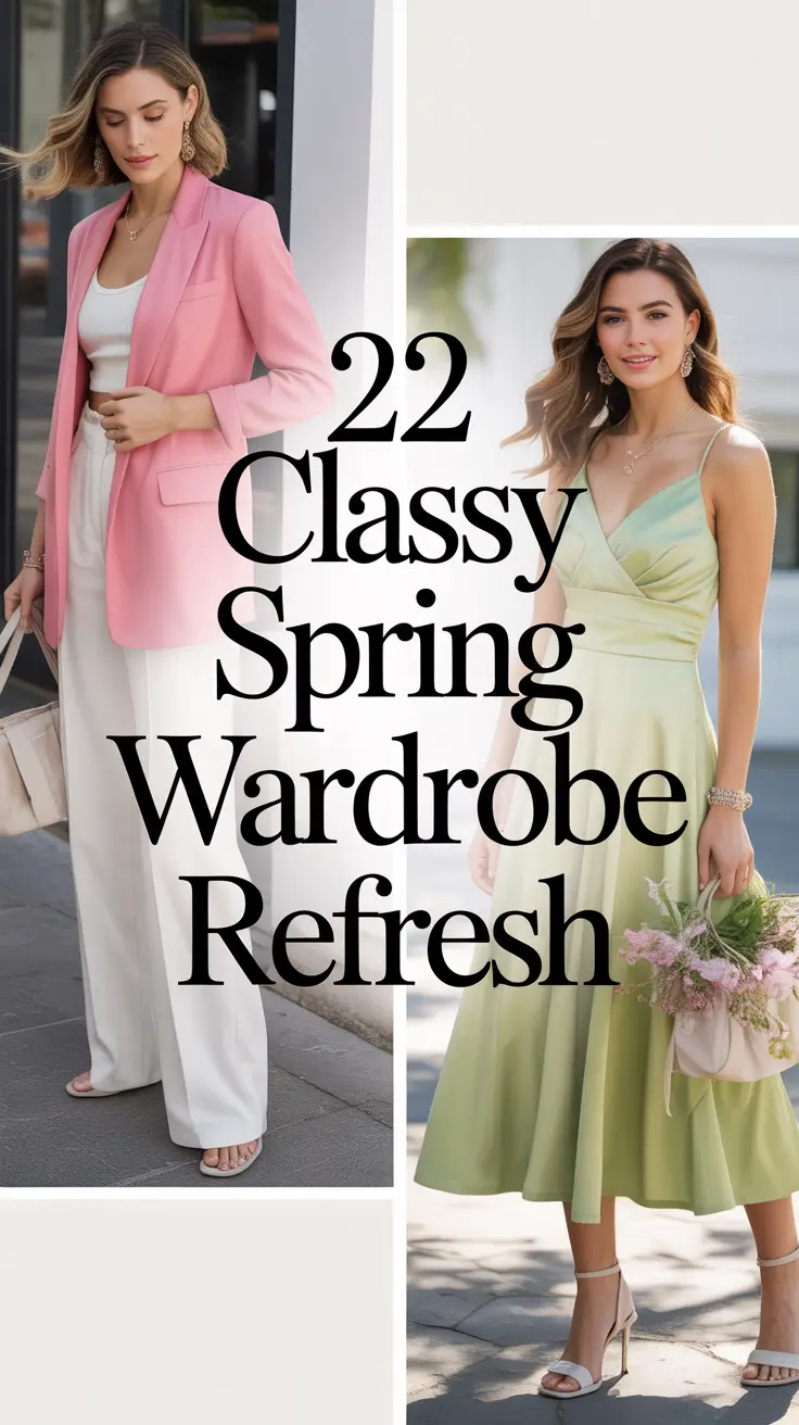 Classy Spring Wardrobe Refresh 2026: Aesthetic Capsule Ideas for Women