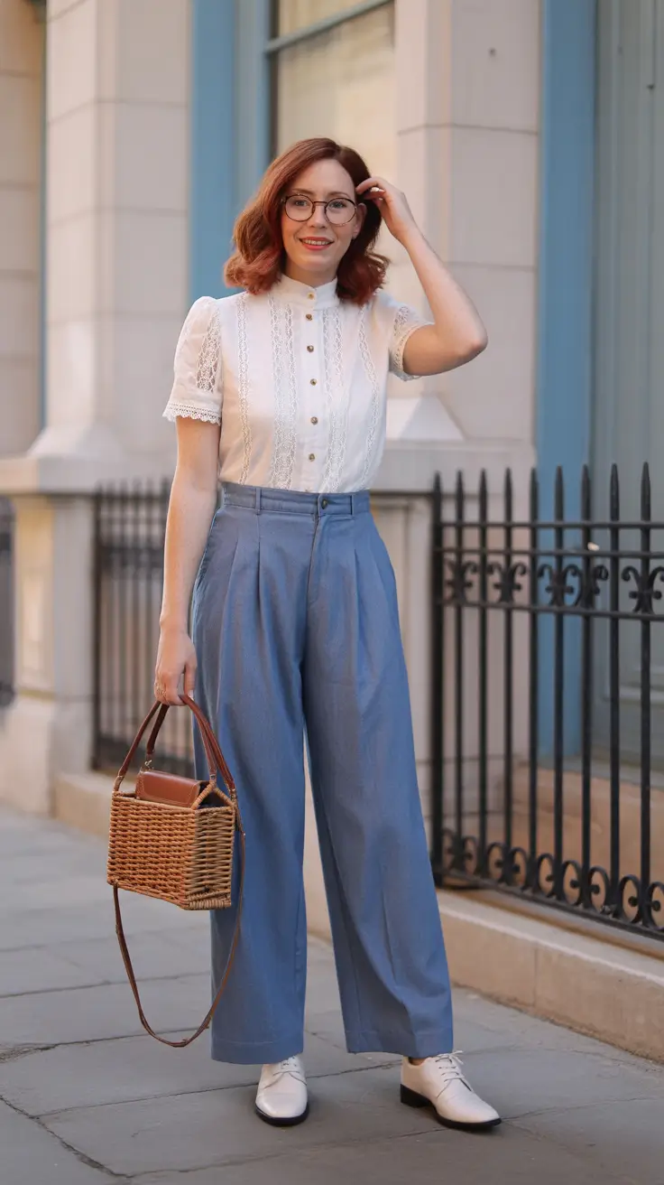 spring workwear 2026 Vintage-Inspired Femininity with Modern Ease