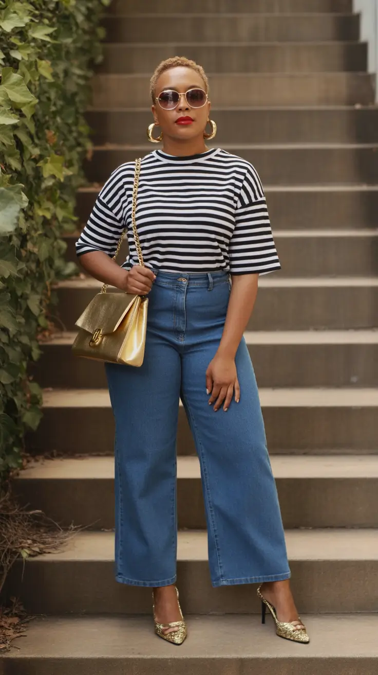 spring workwear 2026 Everyday Chic with Stripes and Denim