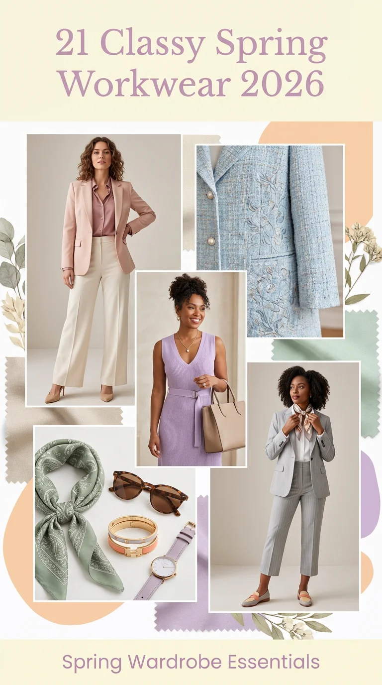 Classy Spring Workwear 2026: Fresh Ideas for Chic, Light & Business Casual Outfits Women Love