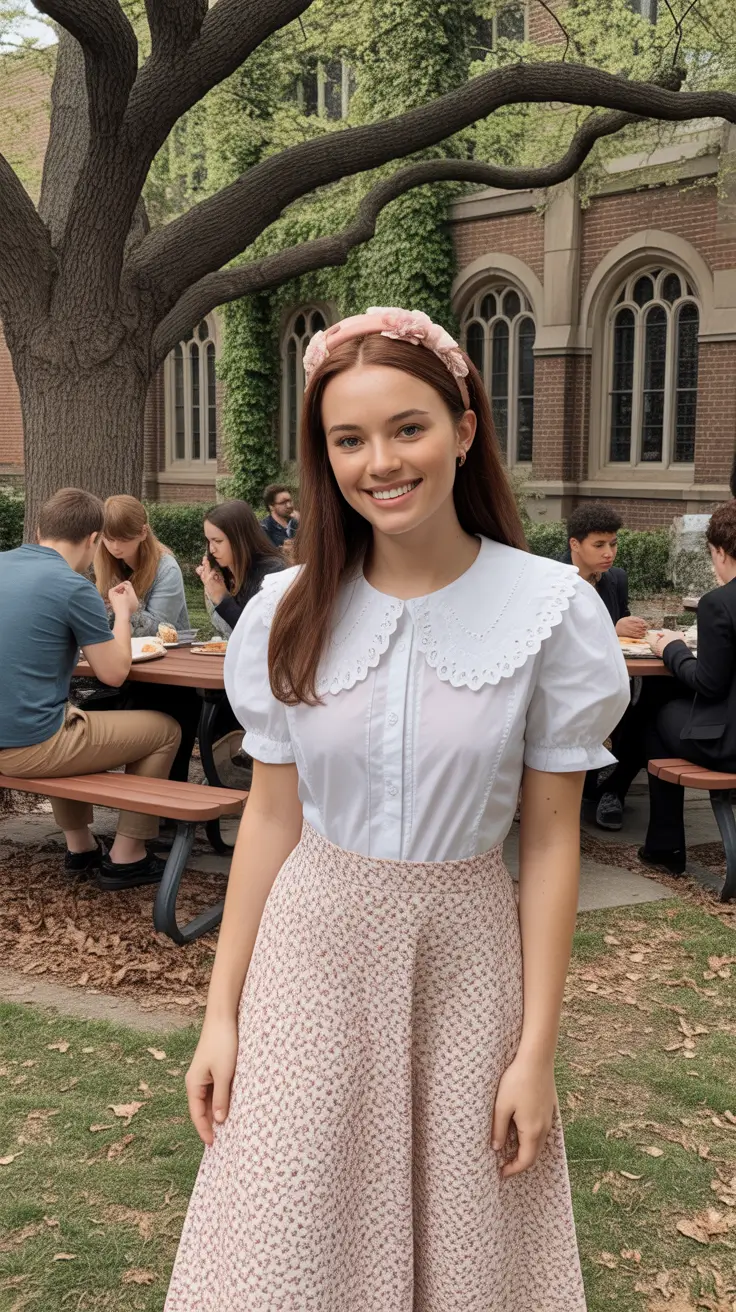 spring church outfits 2026 Soft Ivory Elegance for Early Spring