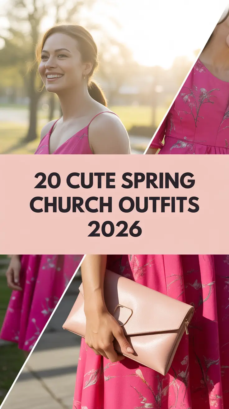 Cute Spring Church Outfits 2026: Fresh, Modest & Cute Ideas for Women
