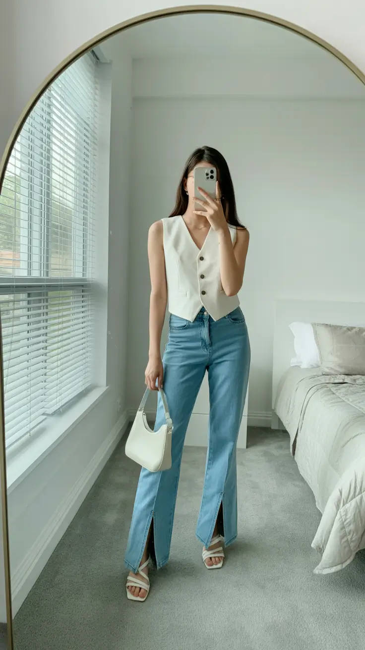 spring fashion trends 2026 Minimal Vest Elegance