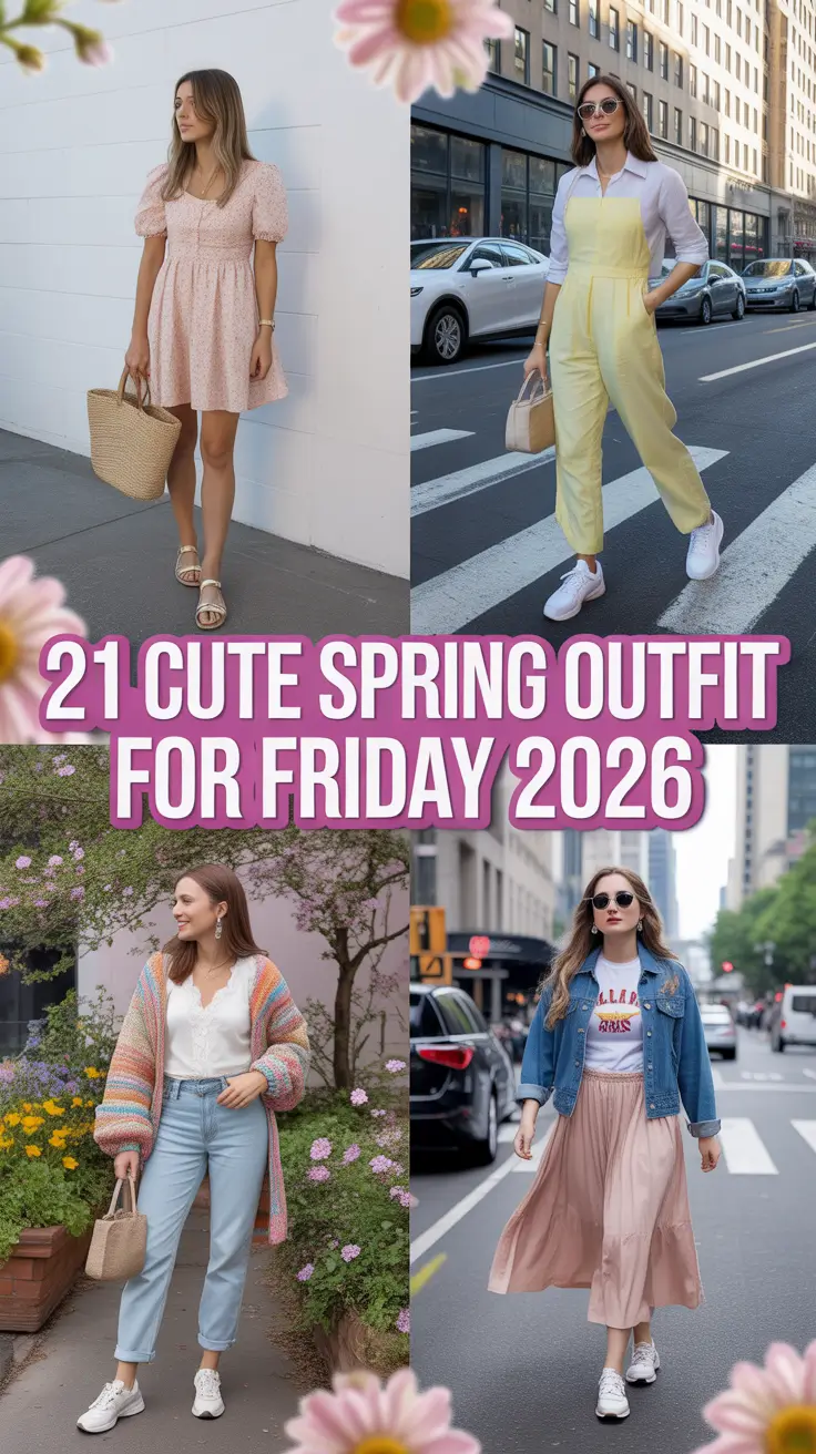 Cute Spring Outfit for Friday 2026: Fresh Casual Ideas for Every Moment of Your Day