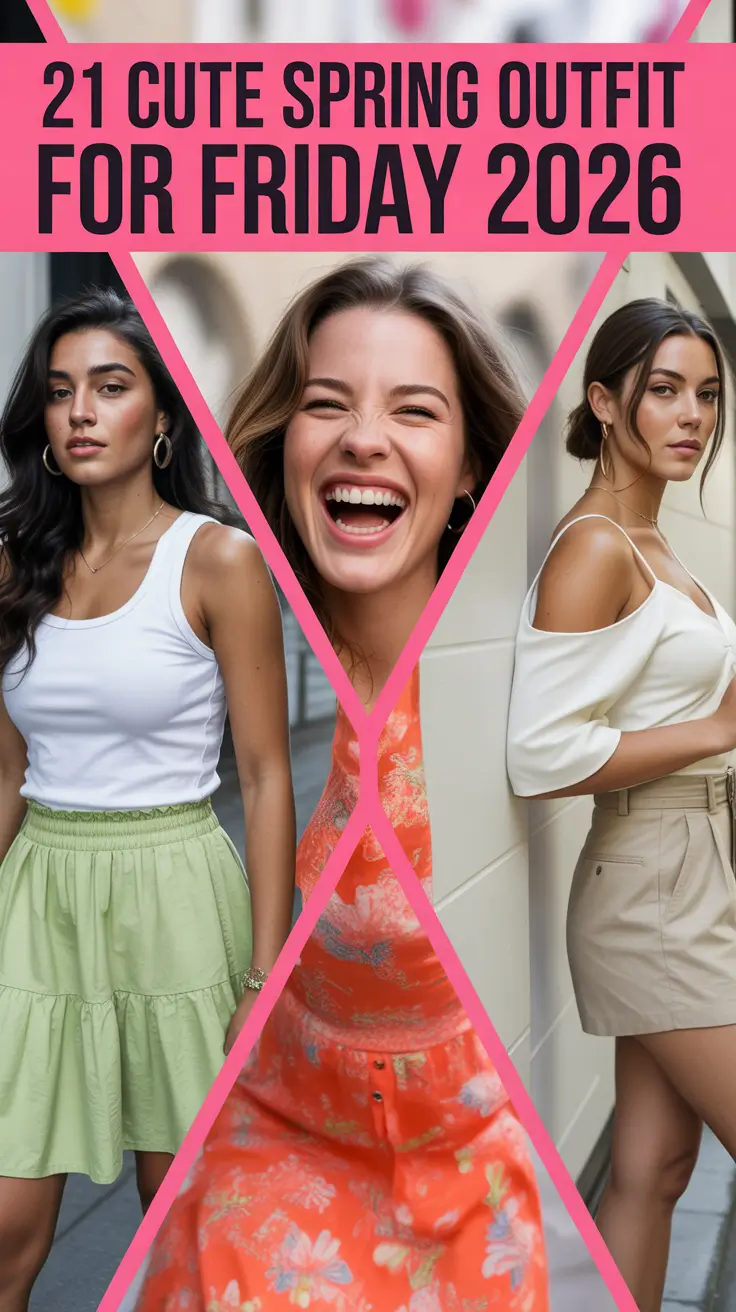 Cute Spring Outfit for Friday 2026: Fresh Casual Ideas for Every Moment of Your Day