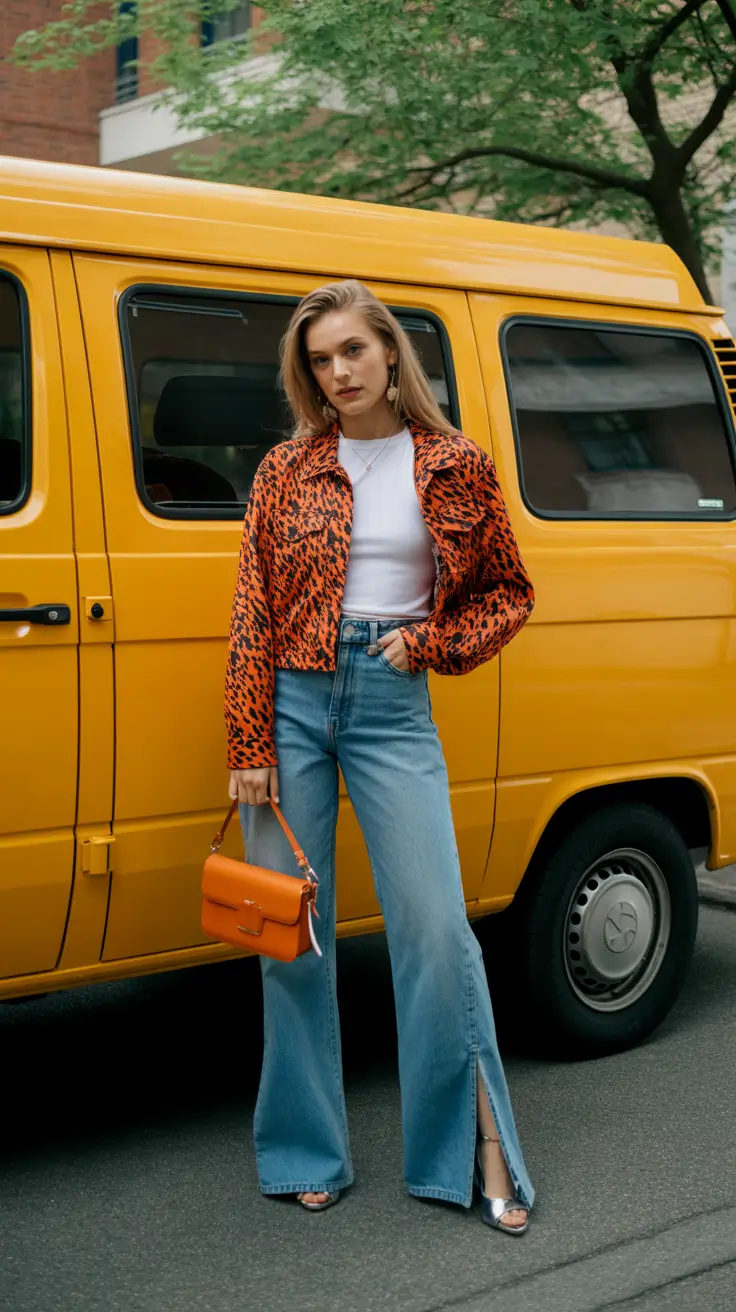 every day spring outfits 2026 - Bright Accents and Retro Blues for Spring Energy