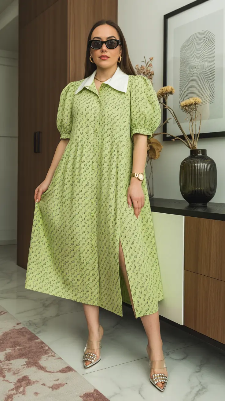 every day spring outfits 2026 - A Fresh Spring Dress with a Softly Polished Twist