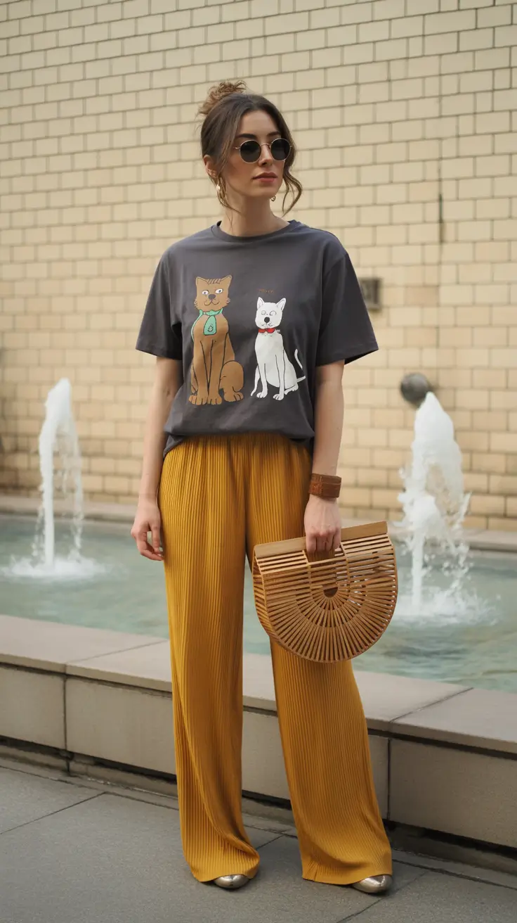 every day spring outfits 2026 - Artful Comfort with Playful Color and Character