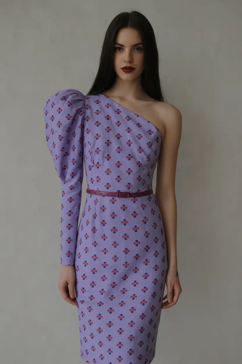 spring brunch outfits Asymmetric Drama for a Fancy Spring Brunch Moment