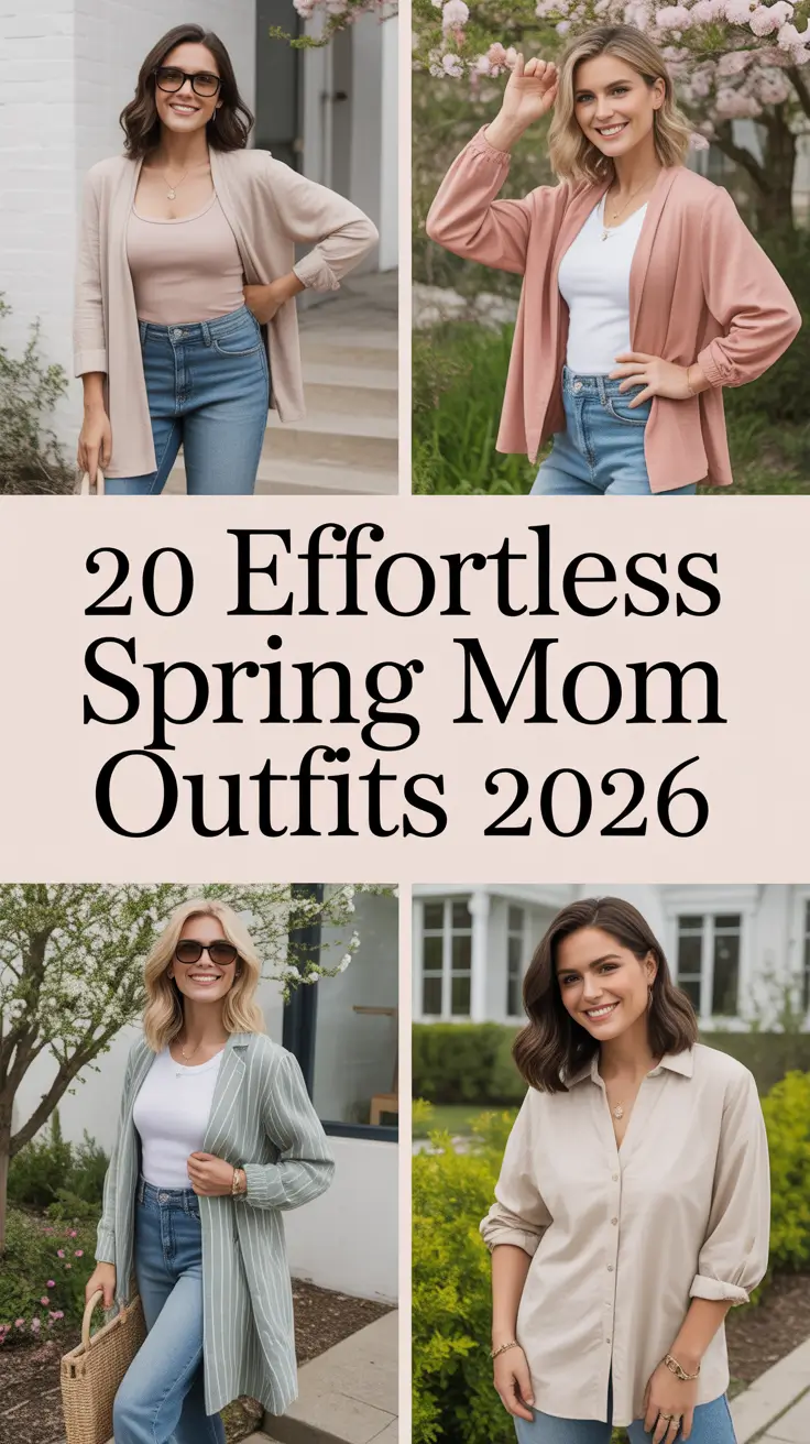Effortless Spring Mom Outfits 2026: Fresh, Comfy & Trendy Ideas for Every Style