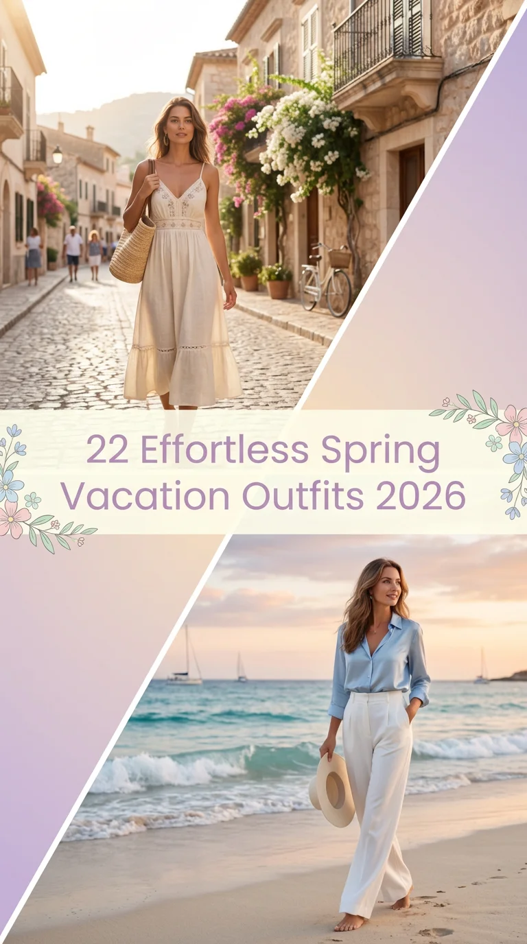 Effortless Spring Vacation Outfits 2026: Fresh Inspo for Women Who Love Easy Style
