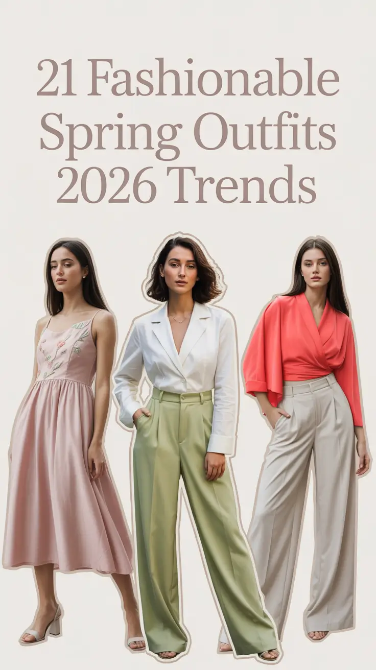 Fashionable Spring Outfits 2026 Trends: Fresh Ideas for Women Who Love Casual Chic