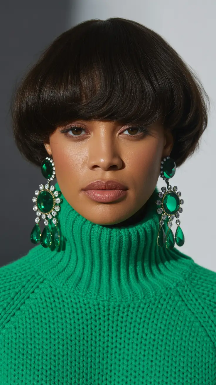 february haircut ideas 2026 Soft Bowl Cut With Plush Volume