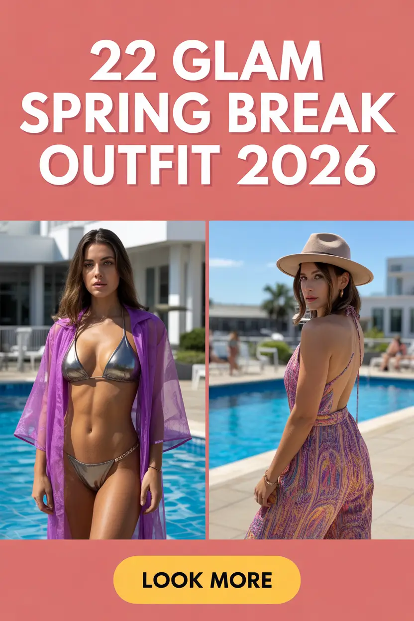 Glam Spring Break Outfit 2026: Cute Ideas & Aesthetic Inspiration for Your Beach Trip