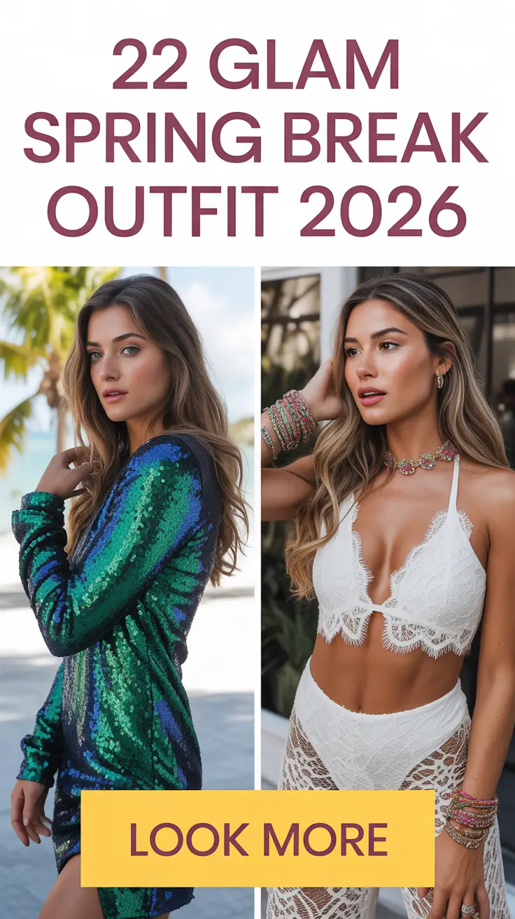 Glam Spring Break Outfit 2026: Cute Ideas & Aesthetic Inspiration for Your Beach Trip
