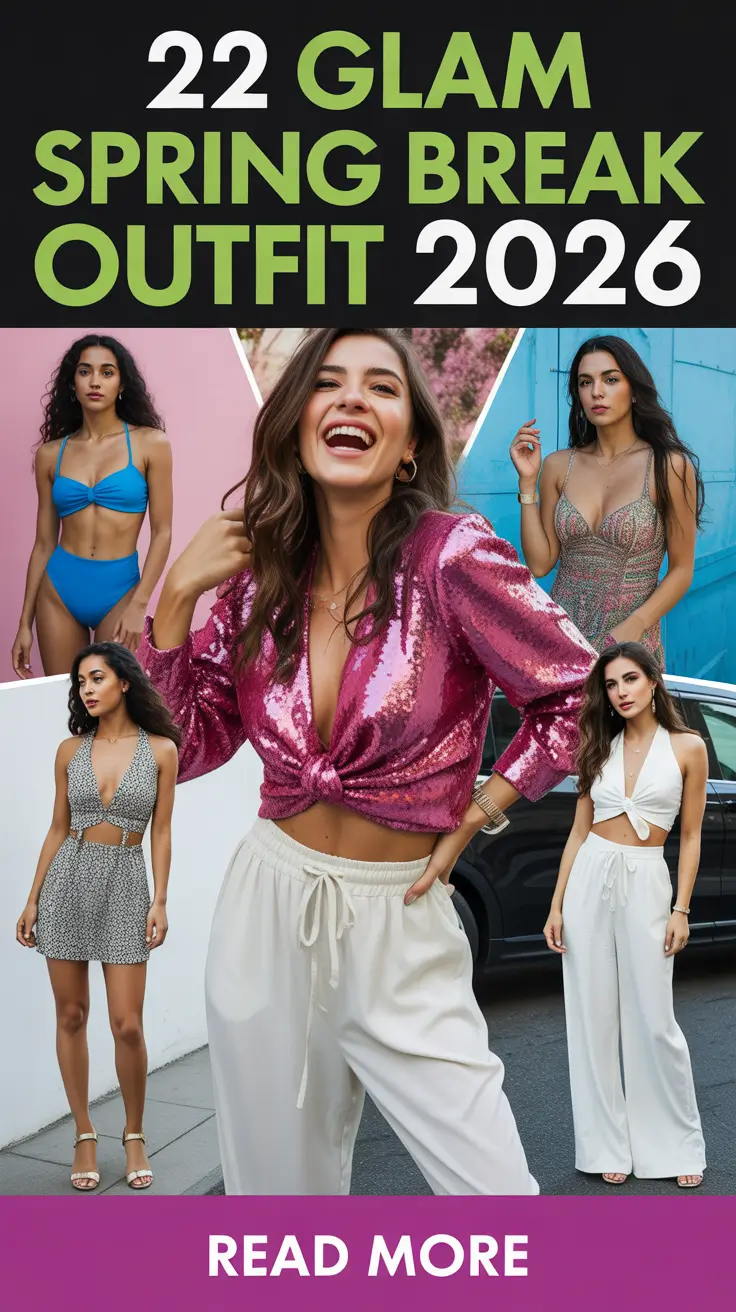 Glam Spring Break Outfit 2026: Cute Ideas & Aesthetic Inspiration for Your Beach Trip