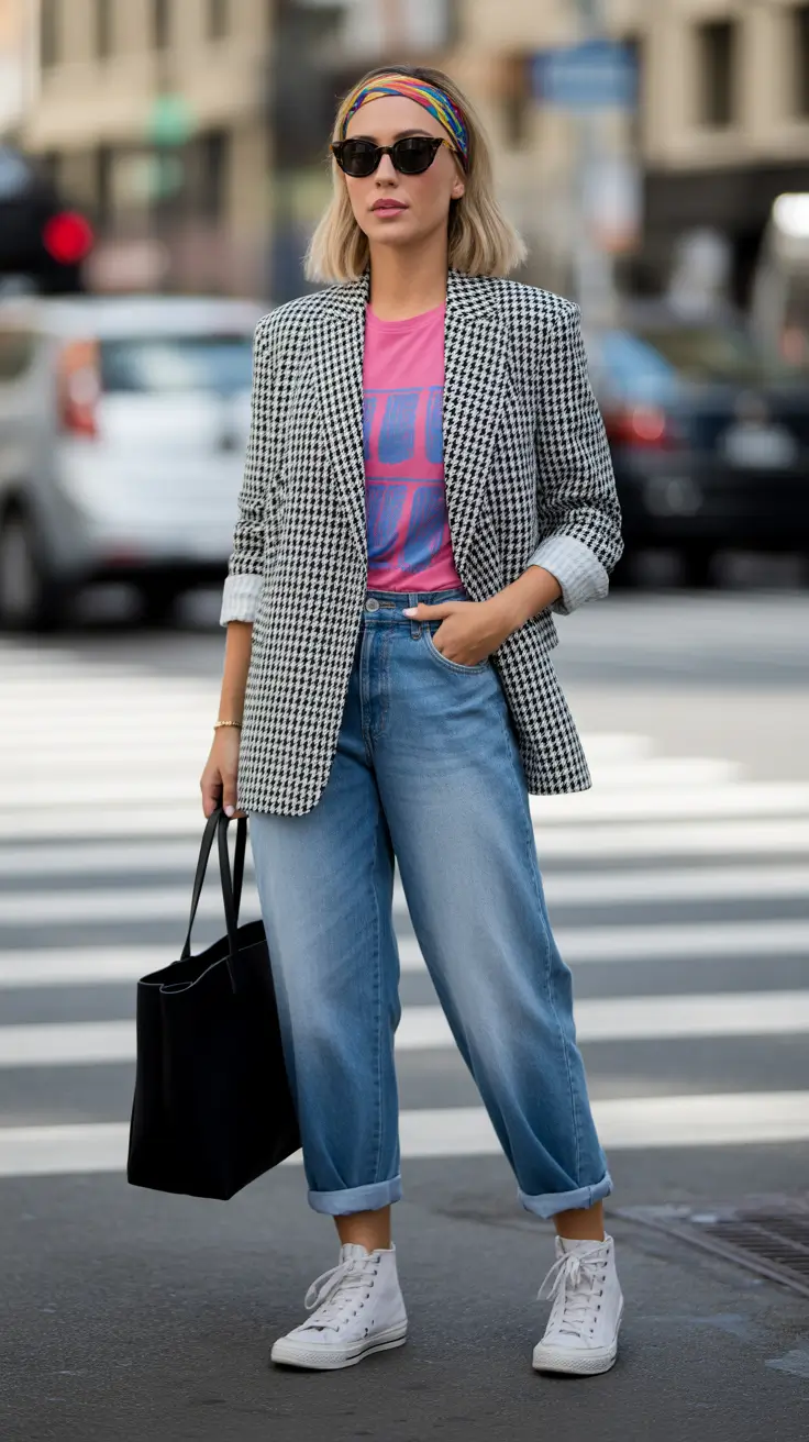 stylish london spring outfit 2026 Graphic Tees and Tailored Layers for Everyday Spring Confidence