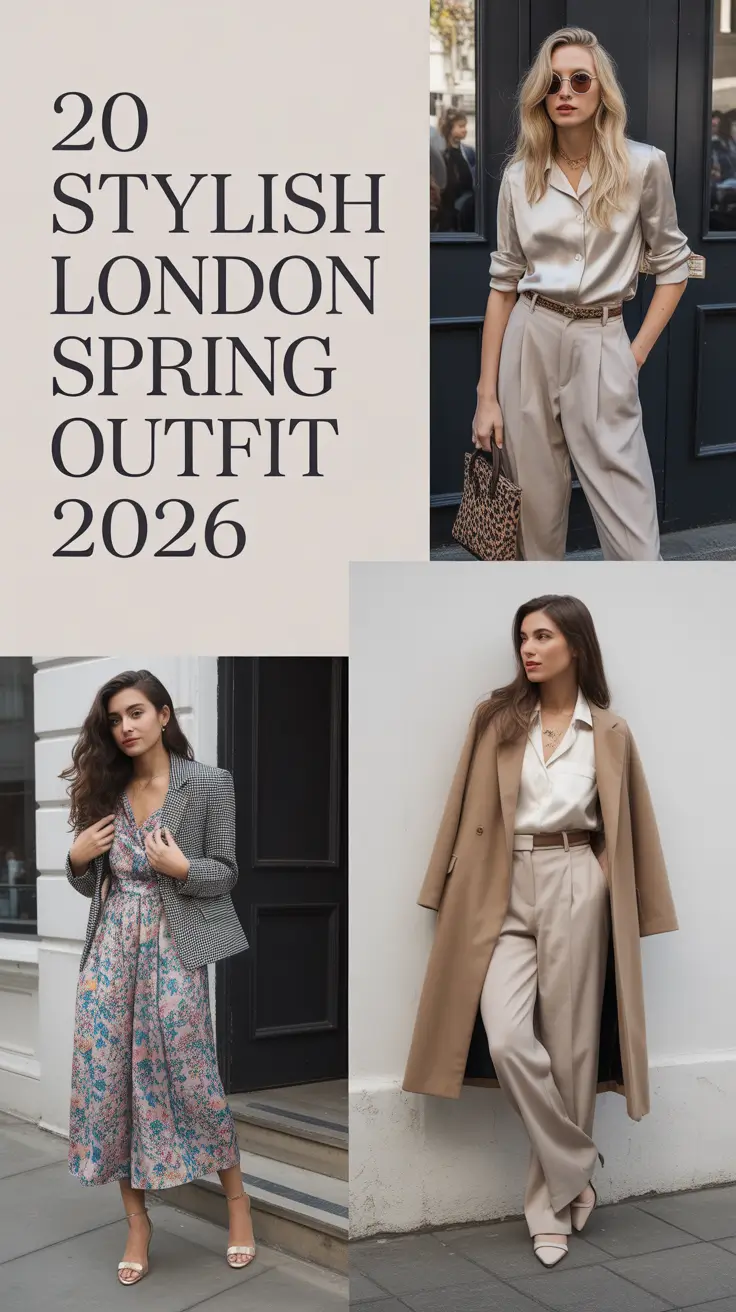 Stylish London Spring Outfit 2026: Fresh Inspo for Women’s Chic & Casual Spring Looks