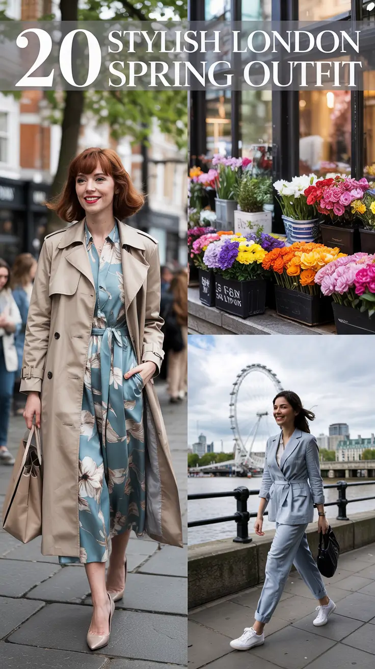 Stylish London Spring Outfit 2026: Fresh Inspo for Women’s Chic & Casual Spring Looks