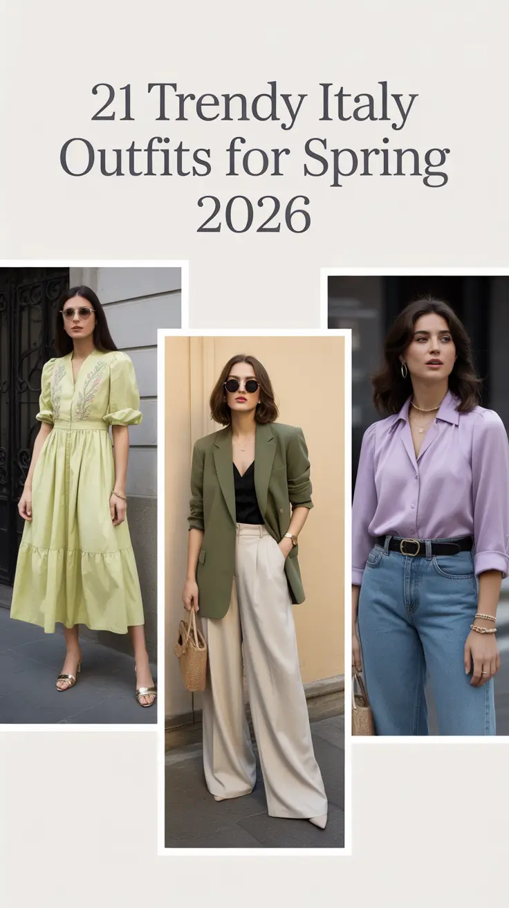 Trendy Italy Outfits for Spring 2026: Fresh Street Style Inspiration from Milan to Venice