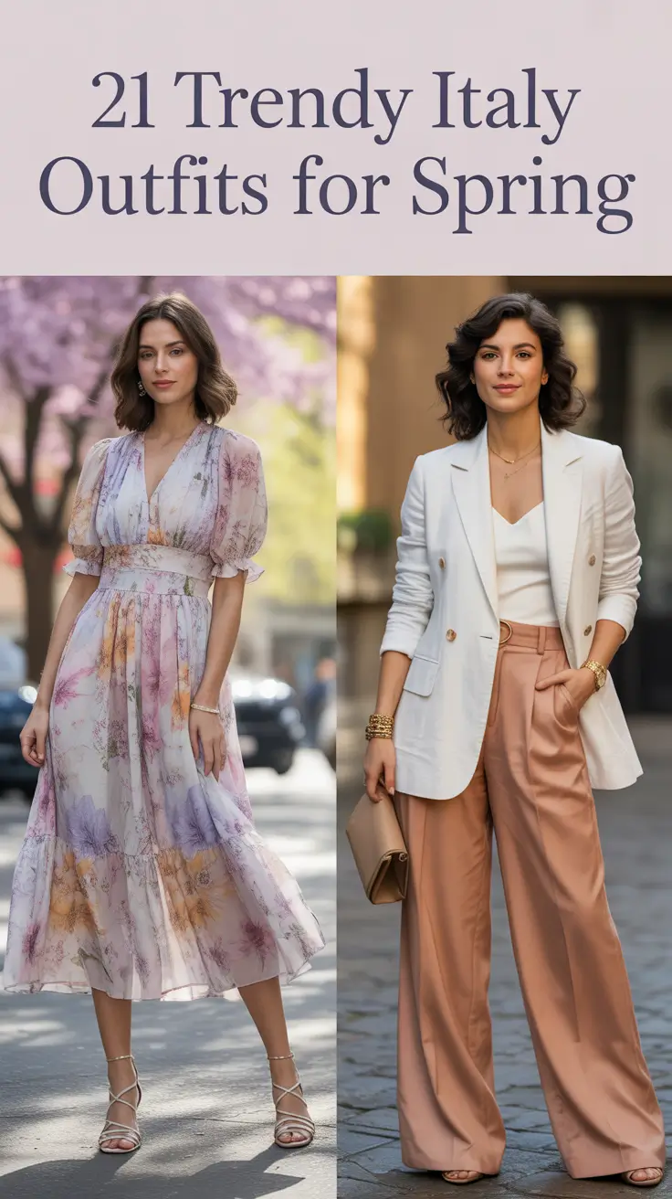 Trendy Italy Outfits for Spring 2026: Fresh Street Style Inspiration from Milan to Venice
